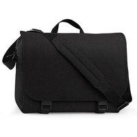 Bagbase Men's Two-tone Digital Messenger Bag (Up To 15.6inch Laptop Compartment) Pack of 2 in Black