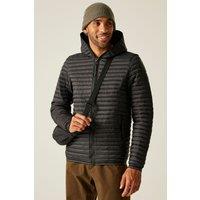 Regatta Men's Rigain Durable Insulating Baffled Jacket in Jet Black | Size: 2XL