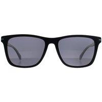 David Beckham Men's Rectangle Black Grey DB 1092/S