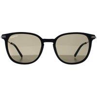 Salvatore Ferragamo Men's Round Black Green Grey SF1015S