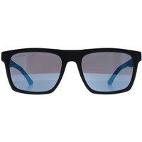 Lacoste Men's Rectangle Matte Black Blue L957S