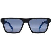 Lacoste Men's Rectangle Matte Black Blue Blue L998S