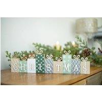 Marco Paul Wooden Christmas Sign Decoration