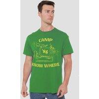 Stranger Things Camp Know Where 1989 T-Shirt, Kelly Green | Size: 4XL