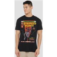 Stranger Things Welcome To Hawkins Comics T-Shirt, Black | Size: 5XL
