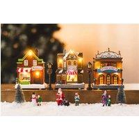 Marco Paul 3pc Pre-Lit Christmas Village Scene Decorations