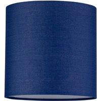 First Choice Lighting Navy Blue Cotton 17cm Table Lamp Shade