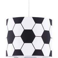 First Choice Lighting Footie - Black & White Football Pendant Shade