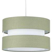 First Choice Lighting Benni - Sage Green 26cm Pendant Shade