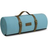Voyager Picnic Blanket Waterproof & Sandproof Mat Foldable with Handle in Blue