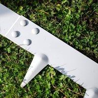 Primrose 5m Steel Modular Garden Lawn Border Path Edging Pieces in Grey in Light Grey
