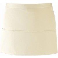 Premier Colours 3 Pocket Apron Workwear Pack of 2 in Natural