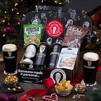 QWERTY Beer Box Guinness Irish Stout & Snack Christmas Beer Gift Hamper | Size: 1 Pack