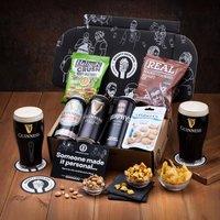 QWERTY Beer Box Guinness Irish Stout & Premium Snack Beer Gift Hamper | Size: 1 Pack