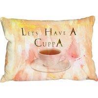 Benjamin Tate Design Cushions - LETS HAVE A CUPPA (Cushion)