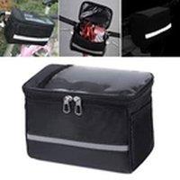 Havendro Bicycle Front Bar Basket Bag Cycling Handlebar Pouch Waterproof in Black