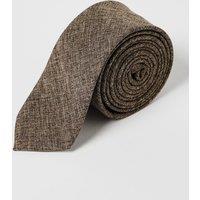 Burton Men's Brown Tweed Tie