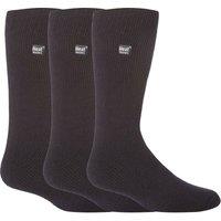 Heat Holders Men's 3 Pairs Original Thick Winter Thermal Socks for Cold Weather in Dark Grey | Size: 12-14