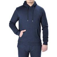 Smart Living Men's Classic Pullover Hoodie Soft Casual Long Sleeve Hooded Sweatshirt in Navy | Size: Medium