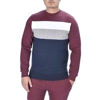 Smart Living Men's Soft Crew Neck Fleece Sweatshirt for Casual Everyday Comfort in Burgundy | Size: Small