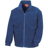 Result Men's Polartherm Fleece Jacket in Blue | Size: XS