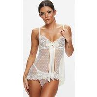 Ann Summers Women's Bridal Bon Bon Babydoll in White | Size: Large