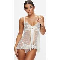 Ann Summers Women's Bridal Bon Bon Babydoll in White | Size: XL