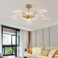Garwarm 10 Light Led Chandelier in Gold