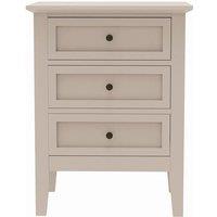 Melody Maison Large 6 Drawer Chest Of Drawers & Pair Of 3 Drawer Bedside Tables - Rowley Taupe Grey Range in Light Blue