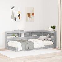 Berkfield Home Storage Headboard with Shelf Grey sonoma 90 cm Engineered wood
