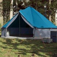 Berkfield Home Family Tent Tipi 6-Person Blue Waterproof