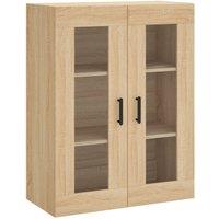 Berkfield Home Wall Mounted Cabinet Sonoma Oak 69.5x34x90 cm in Brown