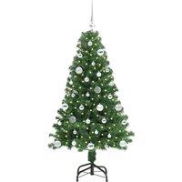 Berkfield Home Green Artificial Christmas Tree with 150 LEDs with Stand Green 150 cm