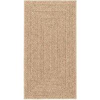 Berkfield Home Rug 80x150 cm Jute Look Indoor & Outdoor in Brown | Size: 100 cm diameter