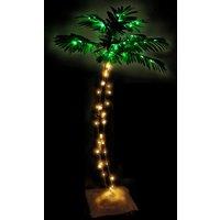 Berkfield Home LED Palm Tree Warm White 72 LEDs 120 cm