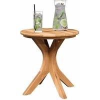 Berkfield Home Garden Side Table 40x41 cm Solid Wood Teak in Brown | Size: 40x41 cm