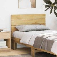 Berkfield Home Headboard 75 cm Solid Wood Oak in Brown