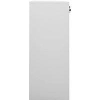 Berkfield Home Office Cabinet Light Grey 90x40x102 cm Steel | Size: 90 x 40 x 102 cm