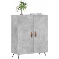 Berkfield Home Sideboard Concrete Grey 69.5x34x90 cm Engineered Wood