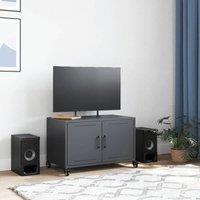 Berkfield Home TV Cabinet Anthracite 68x39x43.5 cm Steel in Charcoal