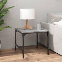 Berkfield Home Side Tables 2 pcs Grey Sonoma 40x40x35 cm Engineered Wood | Size: 40 x 40 x 35 cm
