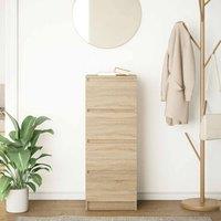 Berkfield Home Sideboard Sonoma Oak 37.5x35x99 cm Engineered Wood in Light Tan
