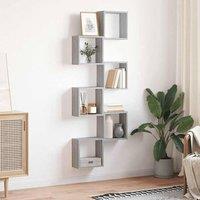 Berkfield Home Wall Cube Shelves 6 pcs Grey Sonoma 30x15x30 cm | Size: 30 x 15 x 30 cm