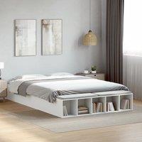 Berkfield Home Bed Frame without Mattress White 150x200 cm King Size