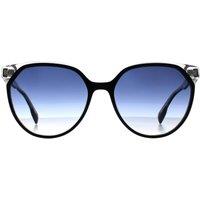 Ana Hickmann Women's Cat Eye Black Crystal Blue Gradient HI9158