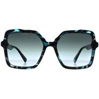 Ana Hickmann Women's Square Blue Havana Blue Gradient HI9195