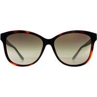 Guess Women's Square Dark Havana Green Gradient GU7920 in Brown