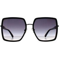 Guess Women's Square Shiny Black Grey Gradient GO00041