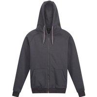 Regatta Professional Men's Full Zip Hoodie in Dark Grey | Size: XS