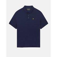 Lyle & Scott Men's Plain Polo Shirt Dark Navy | Size: Small